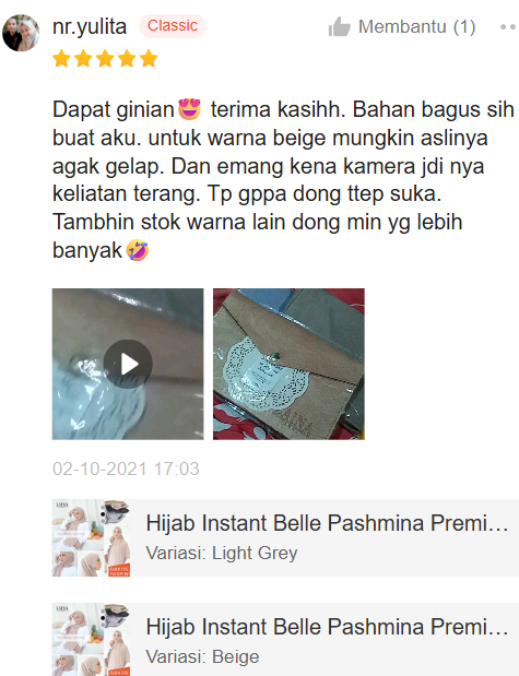 Review from nr.yulita